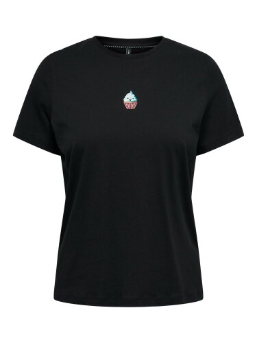 T-Shirt &quot;gldFOODIE&quot; in schwarz