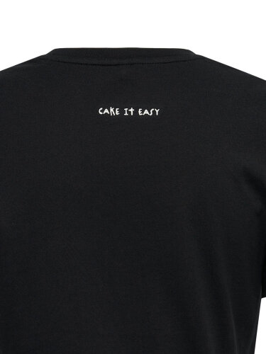 T-Shirt &quot;gldFOODIE&quot; in schwarz