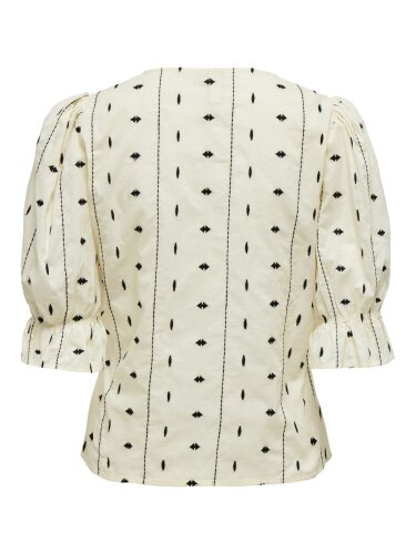 Gepunktete Bluse "gldJASMIN" in creme