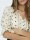 Gepunktete Bluse &quot;gldJASMIN&quot; in creme