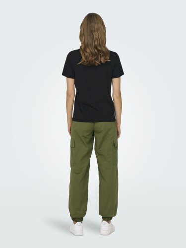 T-Shirt &quot;gldPOLLY&quot; in schwarz