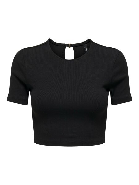 Crop T-Shirt &quot;gldRENE&quot; in schwarz