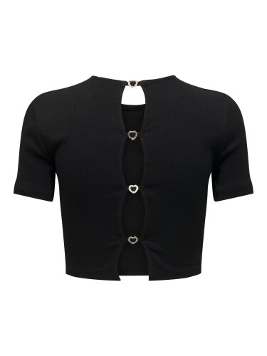 Crop T-Shirt &quot;gldRENE&quot; in schwarz