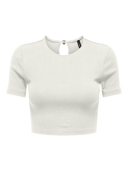 Crop T-Shirt &quot;gldRENE&quot; in wei&szlig;