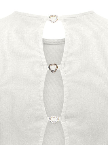 Crop T-Shirt &quot;gldRENE&quot; in wei&szlig;