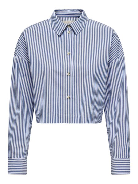 Bluse "gldCARDANINA" in blau/wei&szlig;