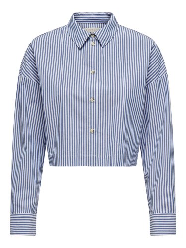 Bluse &quot;gldCARDANINA&quot; in blau/wei&szlig;