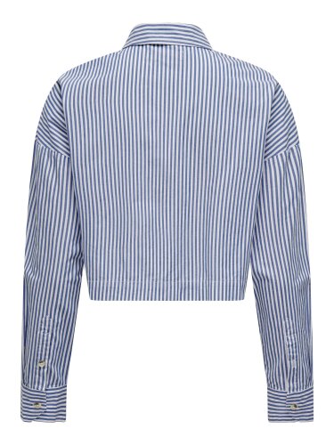 Bluse "gldCARDANINA" in blau/wei&szlig;