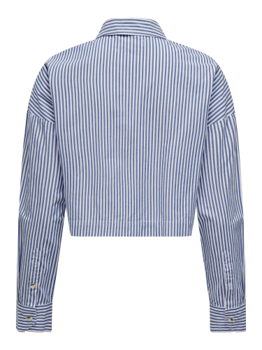 Bluse &quot;gldCARDANINA&quot; in blau/wei&szlig;