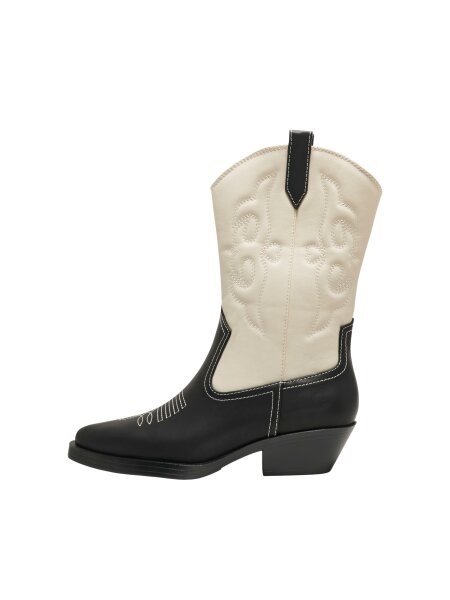 Cowboystiefel &quot;gldBRONCO&quot; in schwarz/wei&szlig;