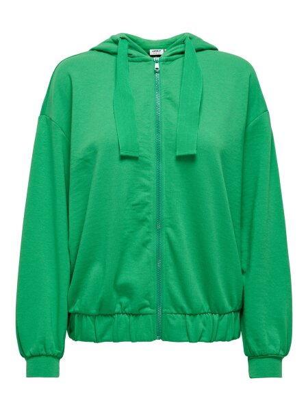 Oversize Sweatshirtjacke &quot;gldVLTA&quot; in gr&uuml;n