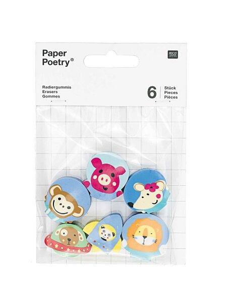 Radiergummis &quot;gldWELTALL&quot;