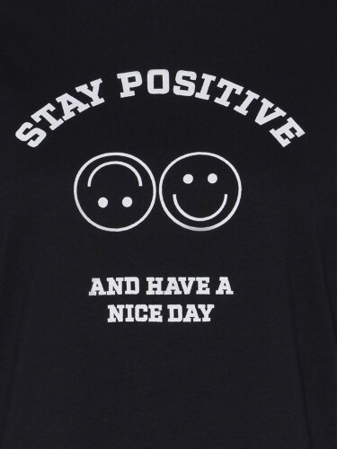 T-Shirt &quot;gldMOLLY&quot; in schwarz