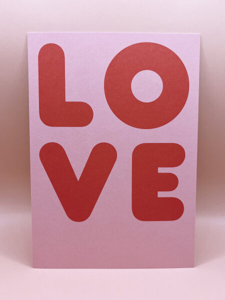 Postkarte &quot;gldLOVE&quot;