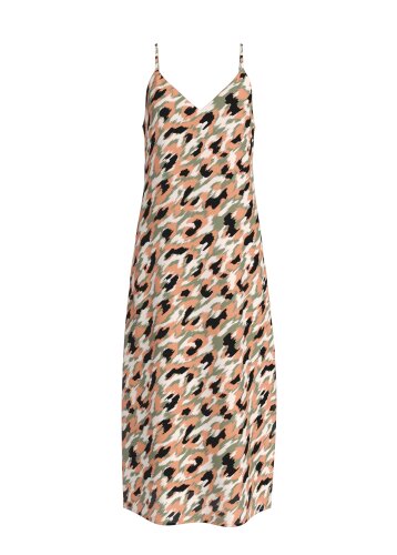 Gemustertes Kleid "gldDOGMA MOA" mit Eco-Viskose
