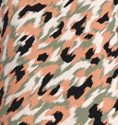 Gemustertes Kleid "gldDOGMA MOA" mit Eco-Viskose