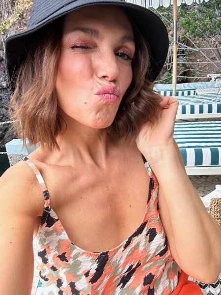 Gemustertes Top &quot;gldDOGMA MOA&quot; mit Eco-Viskose