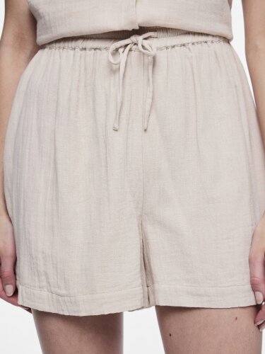 Kurze Hose "gldMASTINA" aus Baumwolle-Musselin