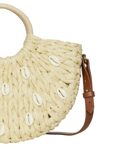 Muschelbesetzte Tasche "gldALBA"