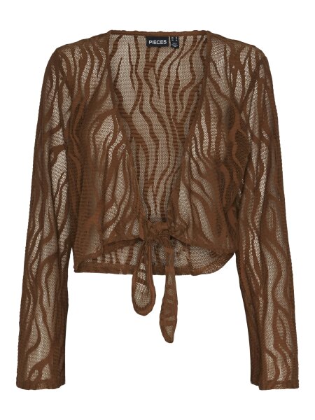 Lang&auml;rmeliges Top &quot;gldABRA&quot; in braun