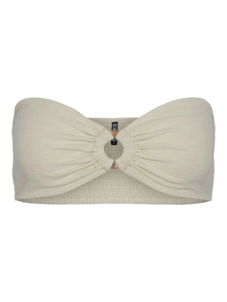 Bandeau Top &quot;gldAGNES&quot; in wei&szlig;