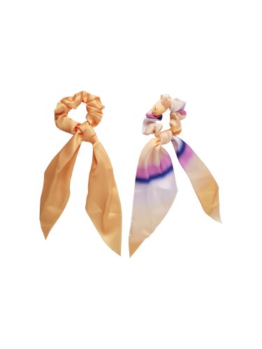 2-Pack Scrunchie "gldALANA" in orange