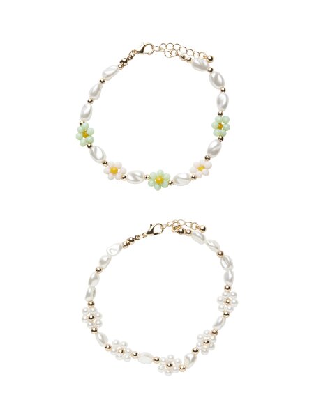 2er Pack Armband "gldAGGIE" in gold colour