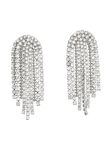 Glitzer-Ohrringe "gldMUNNI" mit Strass-Steinchen