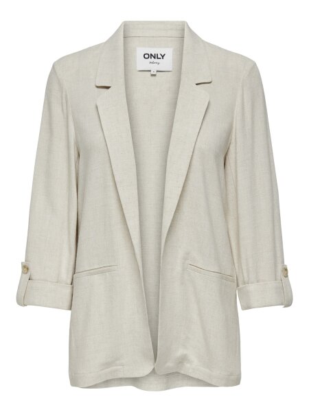 Viskose/Leinen-Blazer &quot;gldSIESTA&quot; in beige