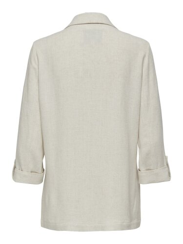 Viskose/Leinen-Blazer &quot;gldSIESTA&quot; in beige
