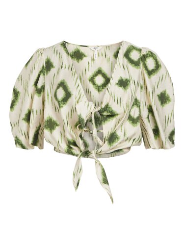 Bluse &quot;gldBERRY&quot; mit geknoteter Vorderseite