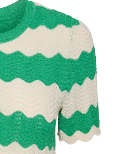 T-Shirt &quot;gldBEE&quot; in gr&uuml;n/wei&szlig;