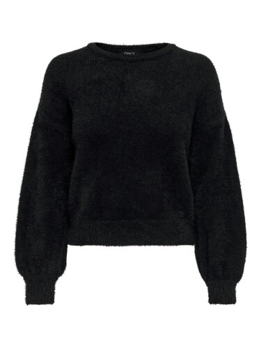 Strickpullover "gldPIUMO" in schwarz
