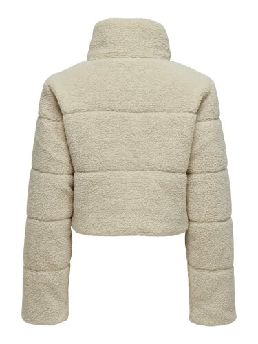 Kurze Teddyjacke &quot;gldSANDRA&quot; in creme