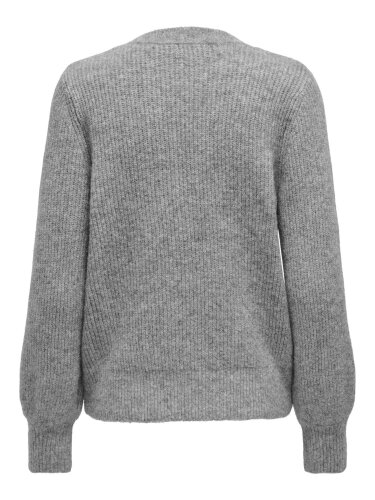 Strickpullover mit Strass "gldGAIDA" in grau