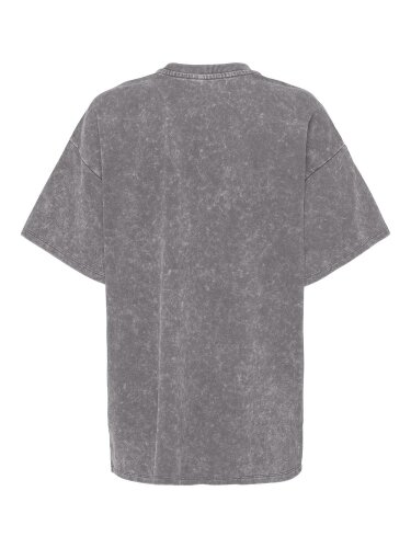 Oversize T-Shirt &quot;gldDONNA&quot; in grau