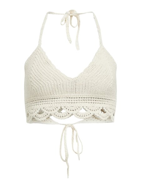 Kurzes Top &quot;gldJOY&quot; in sandshell