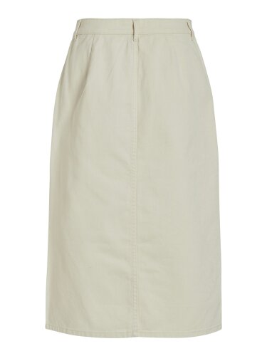 Wei&szlig;er Jeansrock &quot;gldKIRA&quot; in Midi-L&auml;nge