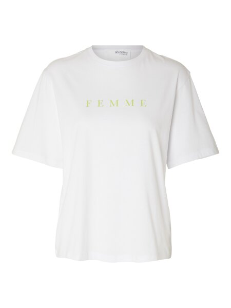 T-Shirt &quot;gldVILJA&quot; in wei&szlig;