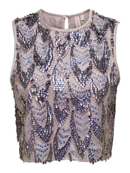 Pailletten-Top "gldSHILA" in rosa