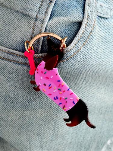 Dackelschl&uuml;sselanh&auml;nger "gldIRMA"