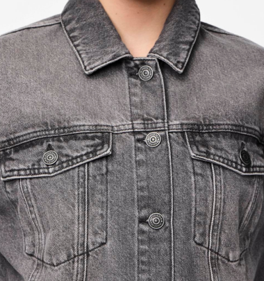 Jeansjacke &quot;gldNYNNE&quot; in grey denim