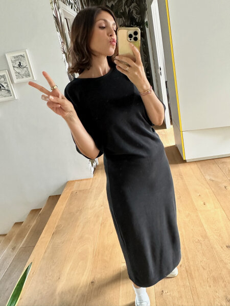 Edles Midikleid &quot;gldJUNIPER&quot; in schwarz