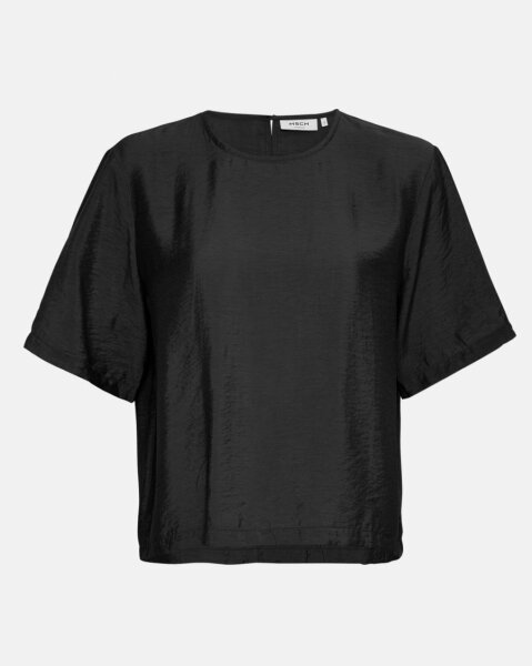 Edles Shirt "gldAUDIA" mit ECO-Viskose in schwarz