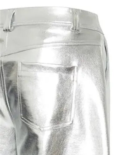 Metallic Hose &quot;gldKATE&quot; in silber