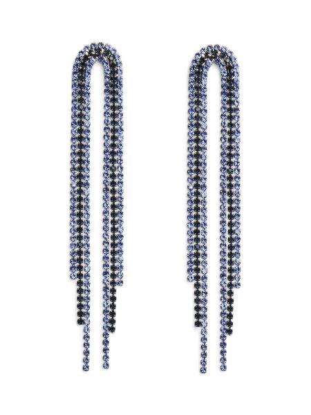 Lange Ohrringe "gldRANA DREI" in blau