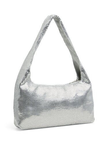 Schultertasche &quot;gldRILLA&quot; in silber