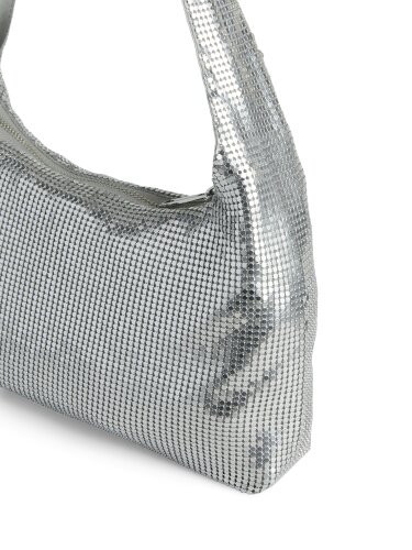 Schultertasche &quot;gldRILLA&quot; in silber