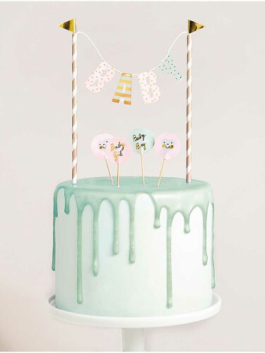 Kuchendeko "gldBABYPARTY"