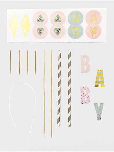 Kuchendeko "gldBABYPARTY"